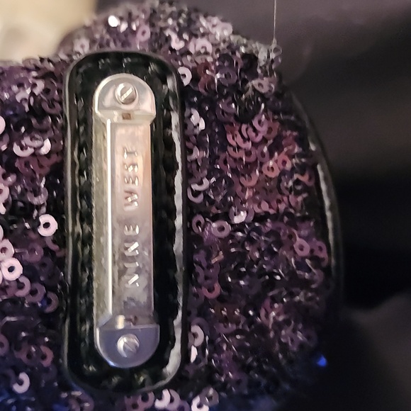 Nine West purple sequin handbag - Picture 2 of 5